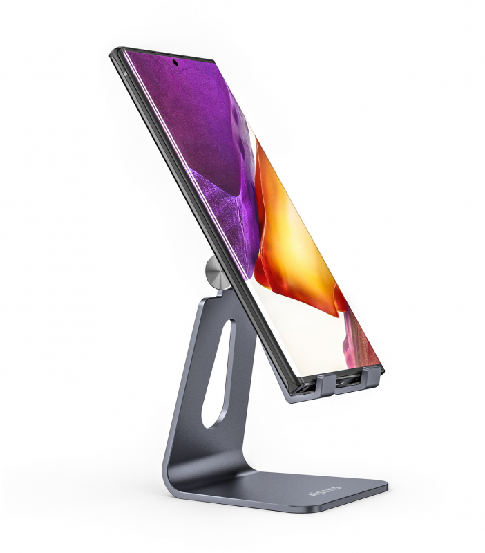 Imagen extra Soporte Movil / Tablet Aisens Ajustable, modelo Pequeño. Gris