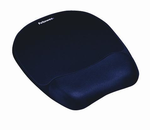 ALFOMBRILLA CON REPOSAMUÑECAS MEMORY FOAM AZUL FELLOWES 9172801
