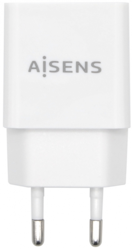 Aisens Cargador USB 10W Alta Eficiencia - 5V/2A - Color Blanco
