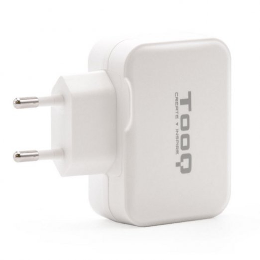 Imagen extra Tooq Cargador de Pared USB 2.0, USB-C - Color Blanco