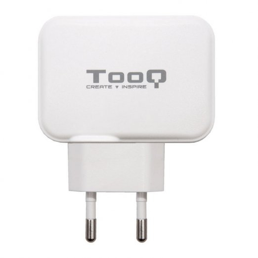 Imagen extra Tooq Cargador de Pared USB 2.0, USB-C - Color Blanco