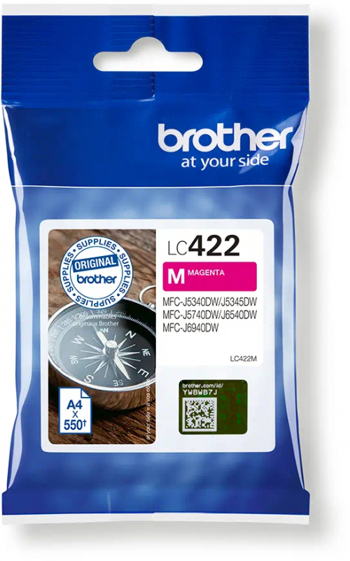 Brother LC422M Magenta Cartucho de Tinta Original
