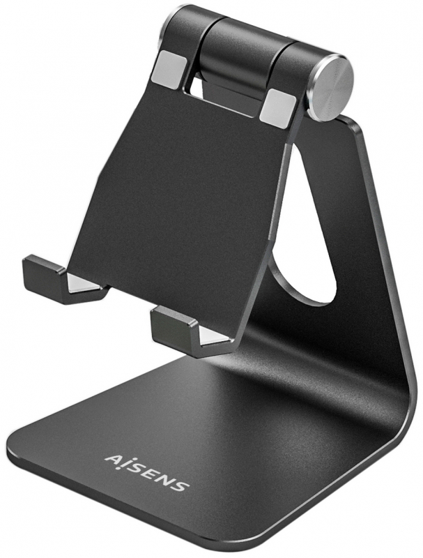 Soporte Movil / Tablet Aisens Ajustable, modelo Pequeño. Negro