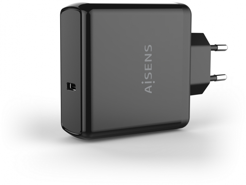 Cargador Aisens PD3.0 QC3.0 1 Puerto 1xUSB-C 60W - Negro