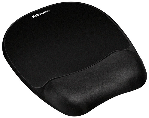 ALFOMBRILLA CON REPOSAMUÑECAS MEMORY FOAM NEGRO FELLOWES 9176501