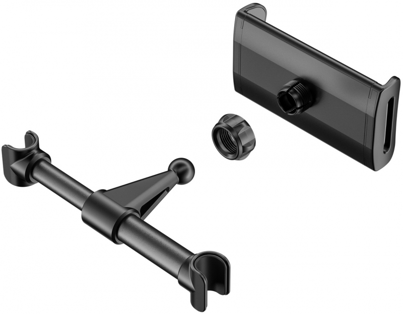 Imagen extra Aisens Soporte Coche Ajustable (1 Pivote) para reposacabezas para Telefono / Tablet - Negro