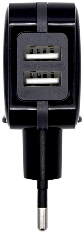 Imagen extra Aisens Cargador USB 17W 5V/3.4A - 2xUSB con Control AI - Color Negro