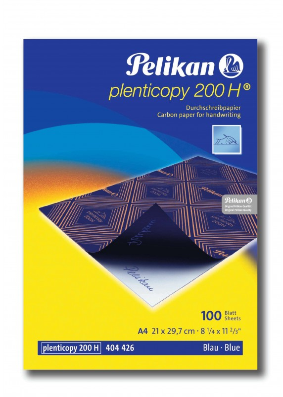 Papel Carbón Pelikan Plenticopy Azul A4 100H