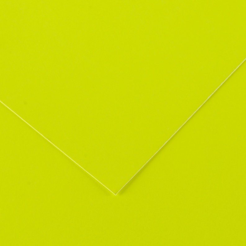 Pack 25 Cartulinas Iris 185g 50x65cm Amarillo Fluo Canson