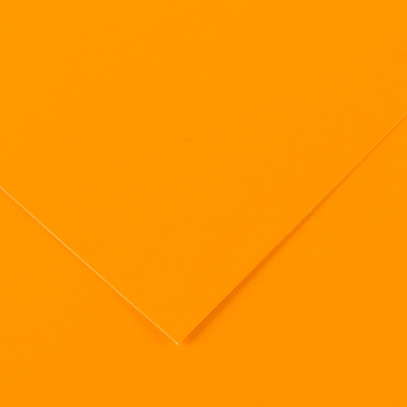 Pack 25 Cartulinas Iris 185g 50x65cm Naranja Fluo Canson