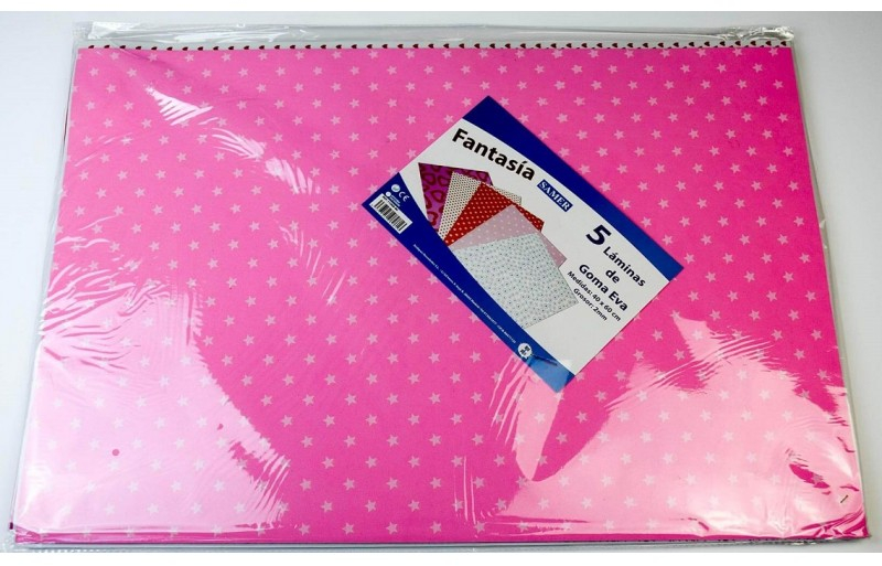 PACK 5 Planchas Goma Eva 40X60 DIBUJOS