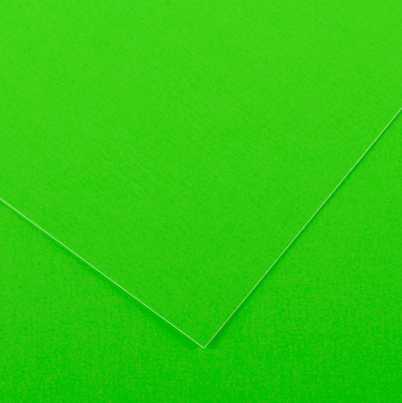 Pack 25 Cartulinas Iris 185g 50x65cm Verde Fluo Canson