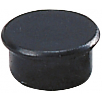 Pack de 10 Imanes para Pizarra Blanca 13mm Negro