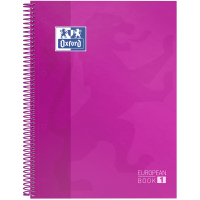 OXFORD, Tapas Extraduras, A4, 80 Hojas Microperforado Fucsia, EuropeanBook