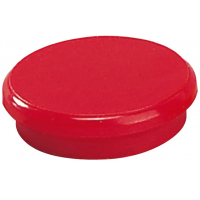 Pack de 10 Imanes para Pizarra Blanca 24mm Rojo