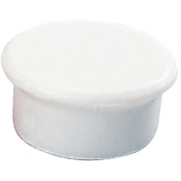 Pack de 10 Imanes para Pizarra Blanca 13mm Blanco