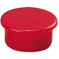 Pack de 10 Imanes para Pizarra Blanca 13mm Rojo