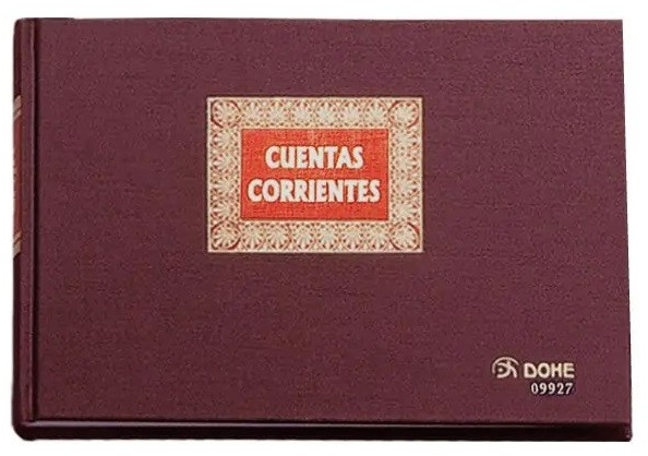 Libro Cuentas corrientes - DOHE 09927 Cuarto Apaisado
