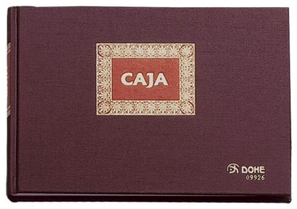 LIBRO CAJA DOHE 09926. Formato Cuarto apaisado