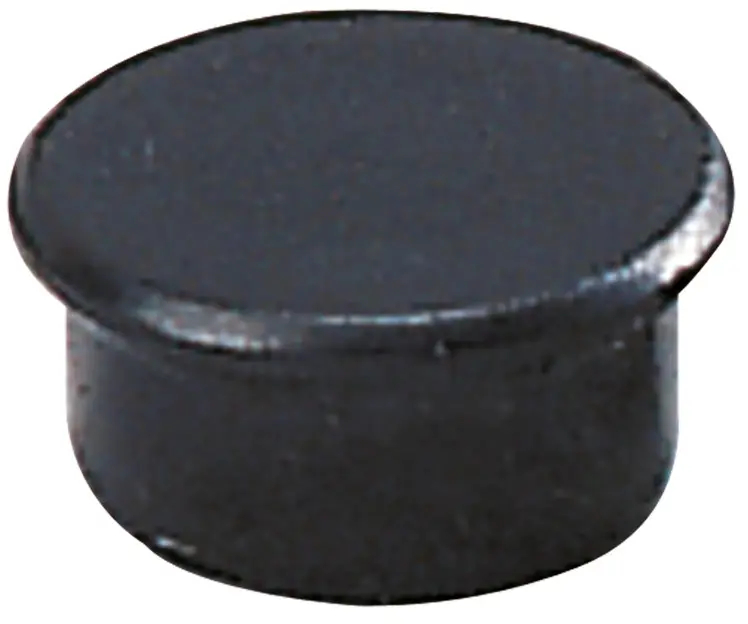 Pack de 10 Imanes para Pizarra Blanca 13mm Negro