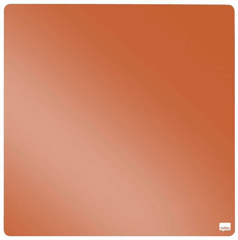 Mini Pizarra Magnetica 360x360mm Nobo Tile - Naranja