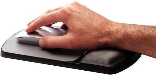 Imagen extra Fellowes Alfombrilla Premiun con Reposamuñecas Ajustable Gel Negro