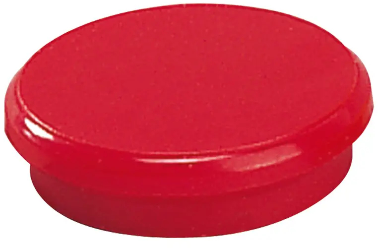 Pack de 10 Imanes para Pizarra Blanca 24mm Rojo