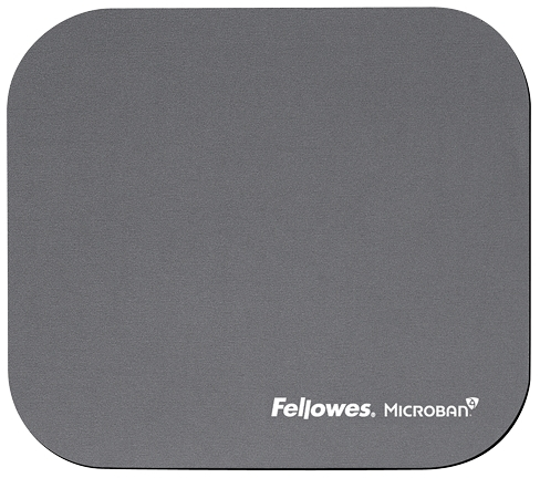 Fellowes Alfombrilla para Raton con Microban Antibacteriana 23.2x19.9cm Gris