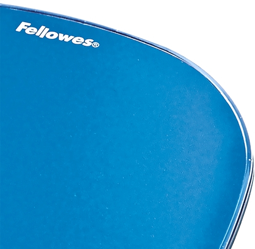 Imagen extra Alfombrilla de gel para raton Fellowes Crystal Azul, con reposamuñecas. 9114120