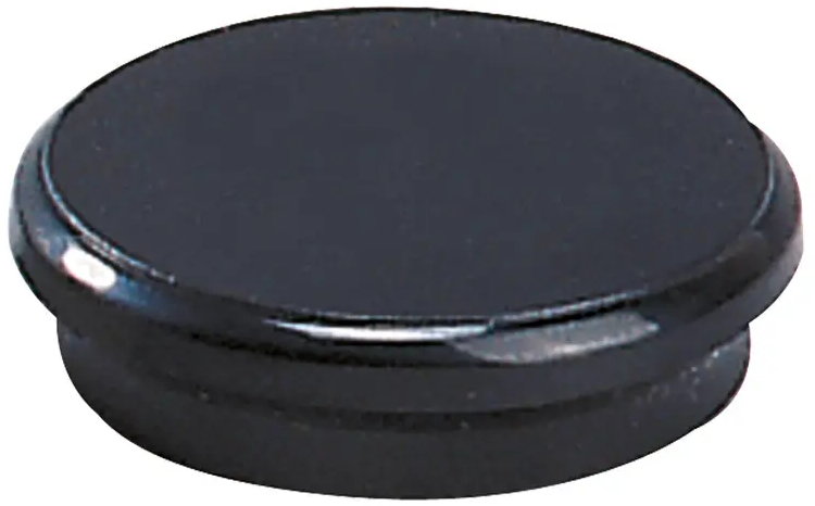 Pack de 10 Imanes para Pizarra Blanca 24mm Negro