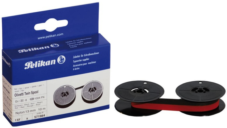 CINTA PELIKAN 571984 Olivetti Twin Spool GR8D BICOLOR GR-8D
