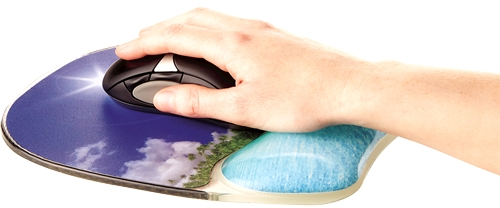 Imagen extra Fellowes Alfombrilla con Reposamuñecas Photo Gel Playa Tropical