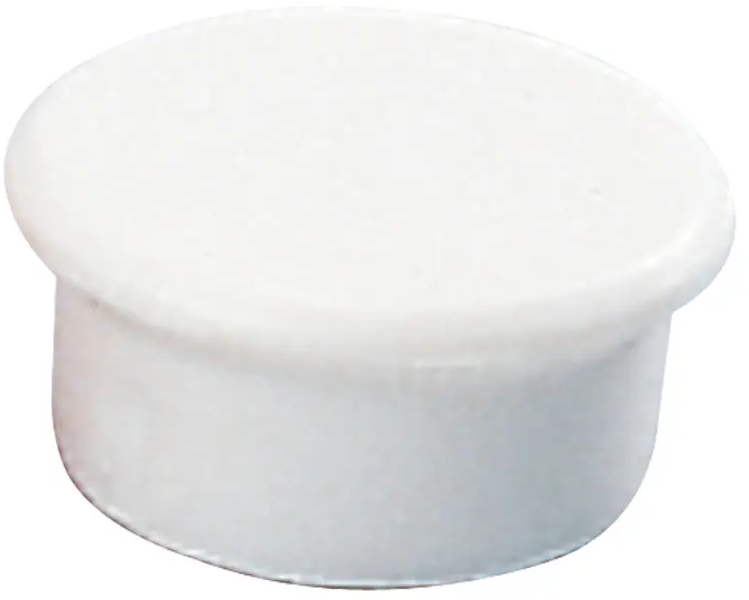 Pack de 10 Imanes para Pizarra Blanca 13mm Blanco