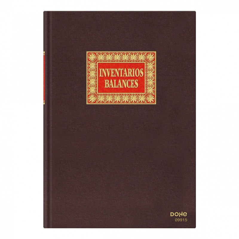 Libro Inventario y Balances DOHE 09915 Folio. Contabilidad