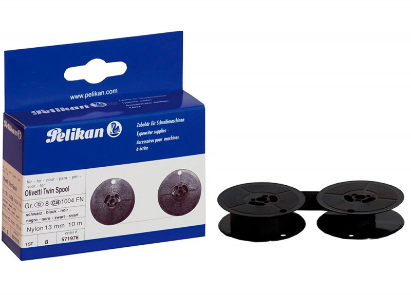 CINTA PELIKAN 571976 Olivetti Twin Spool GR8D NEGRO GR-8D