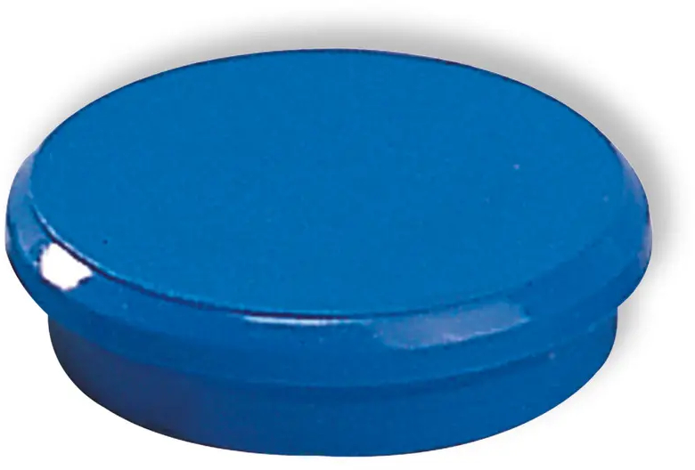 Pack de 10 Imanes para Pizarra Blanca 24mm Azul