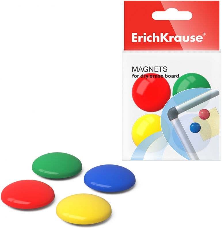 Pack de 8 Imanes de 3cm. Colores surtidos