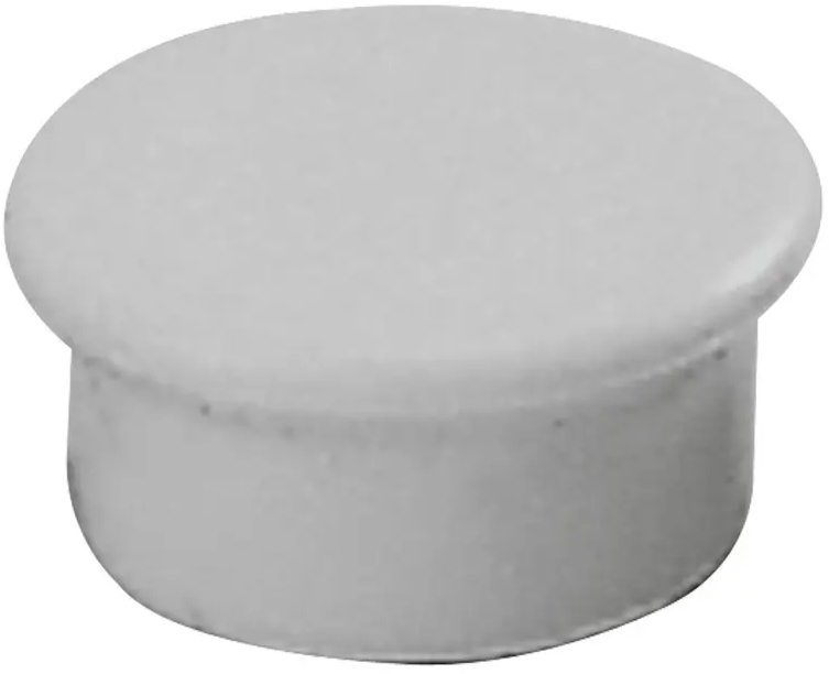 Pack de 10 Imanes para Pizarra Blanca 13mm Gris