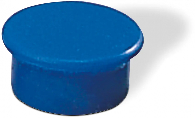 Pack de 10 Imanes para Pizarra Blanca 13mm Azul