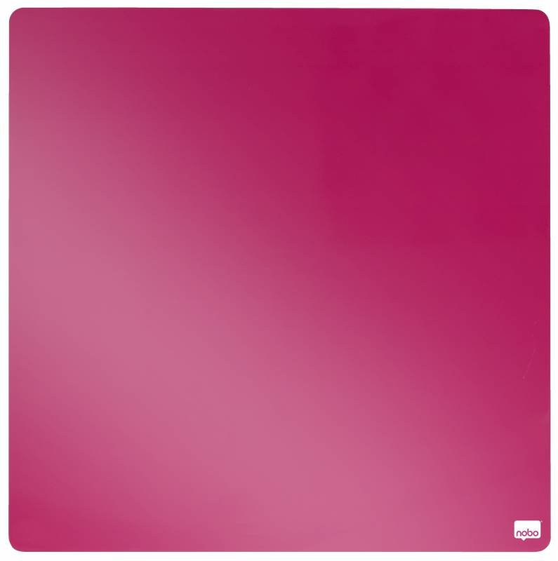 Mini Pizarra Magnetica 360x360mm Nobo Tile - Fucsia