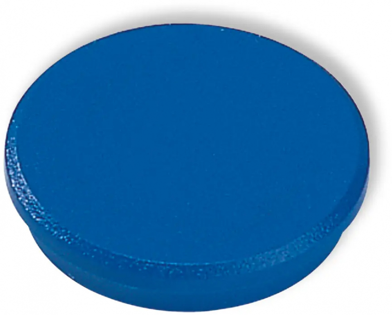 Pack de 10 Imanes para Pizarra Blanca 32mm Azul