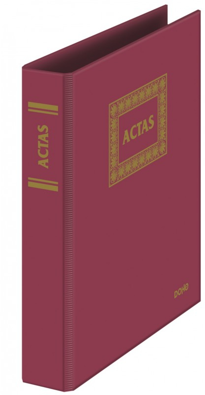 LIBRO DOHE 09922 ACTAS RECAMBIABLES