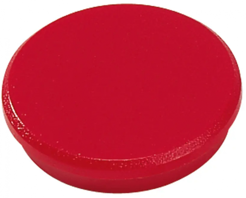 Pack de 10 Imanes para Pizarra Blanca 32mm Rojo