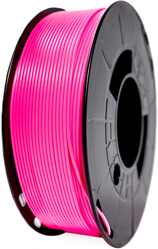 Filamento PLA Rosa Fluorescente - 1Kg Bobina Basic economica - 1.75mm