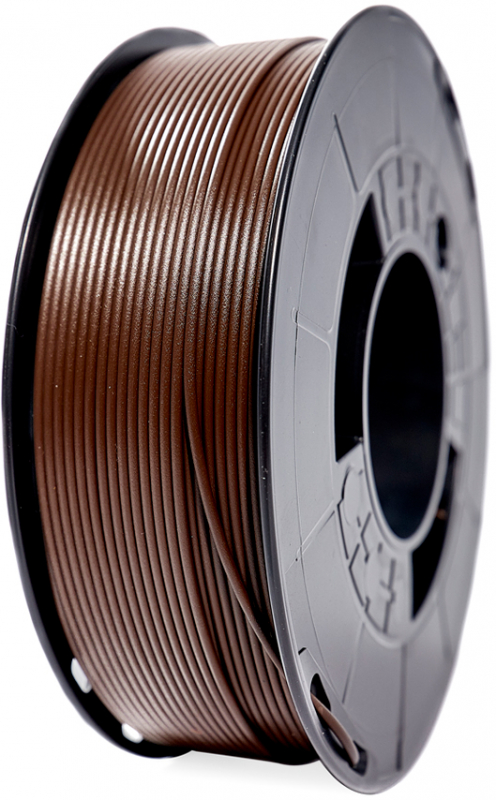 Filamento PLA Ebano Marron oscuro - 1Kg Bobina Basic economica - 1.75mm