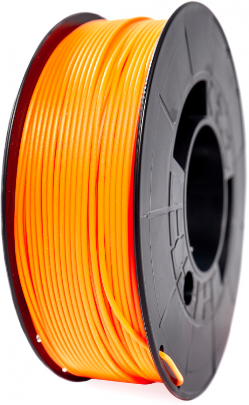 Filamento PLA Naranja Fluorescente - 1Kg Bobina Basic economica - 1.75mm