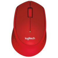 Logitech M330 Silent Plus Raton Inalambrico Rojo