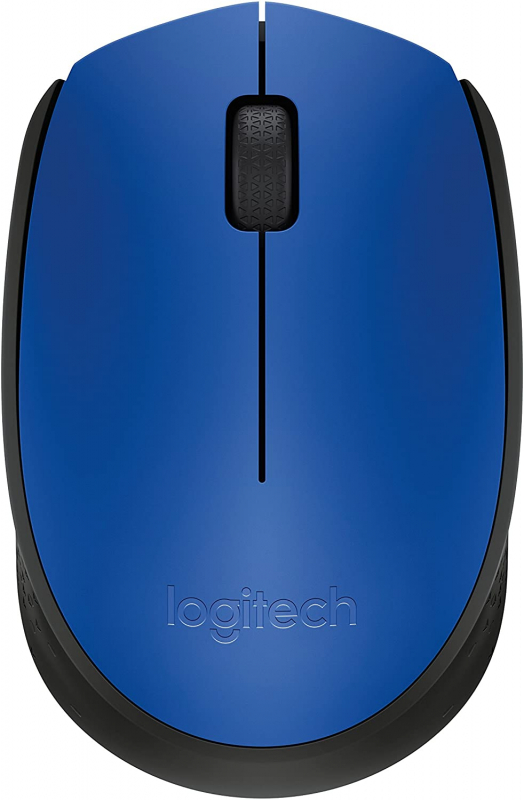 Logitech M171 Raton Inalambrico - Ambidiestro - Azul