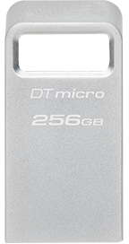 Imagen extra Kingston DataTraveler Micro 256GB Pendrive USB 3.2 - Metalico y llavero