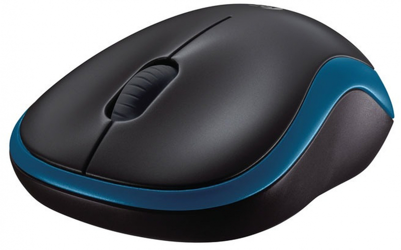 Imagen extra Logitech M185 Raton Inalambrico - Ambidiestro - Negro/Azul